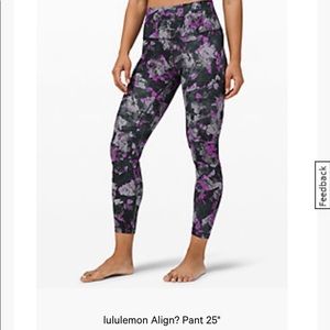 Lululemon Aling Pant 25”
